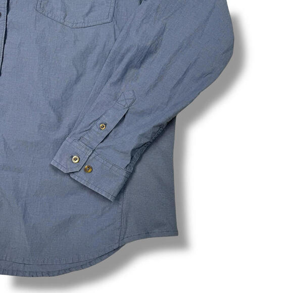 Carhartt Rugged Flex Button Up Shirt XXL Blue Long Sleeve Workwear Relaxed Fit - Picture 5 of 7